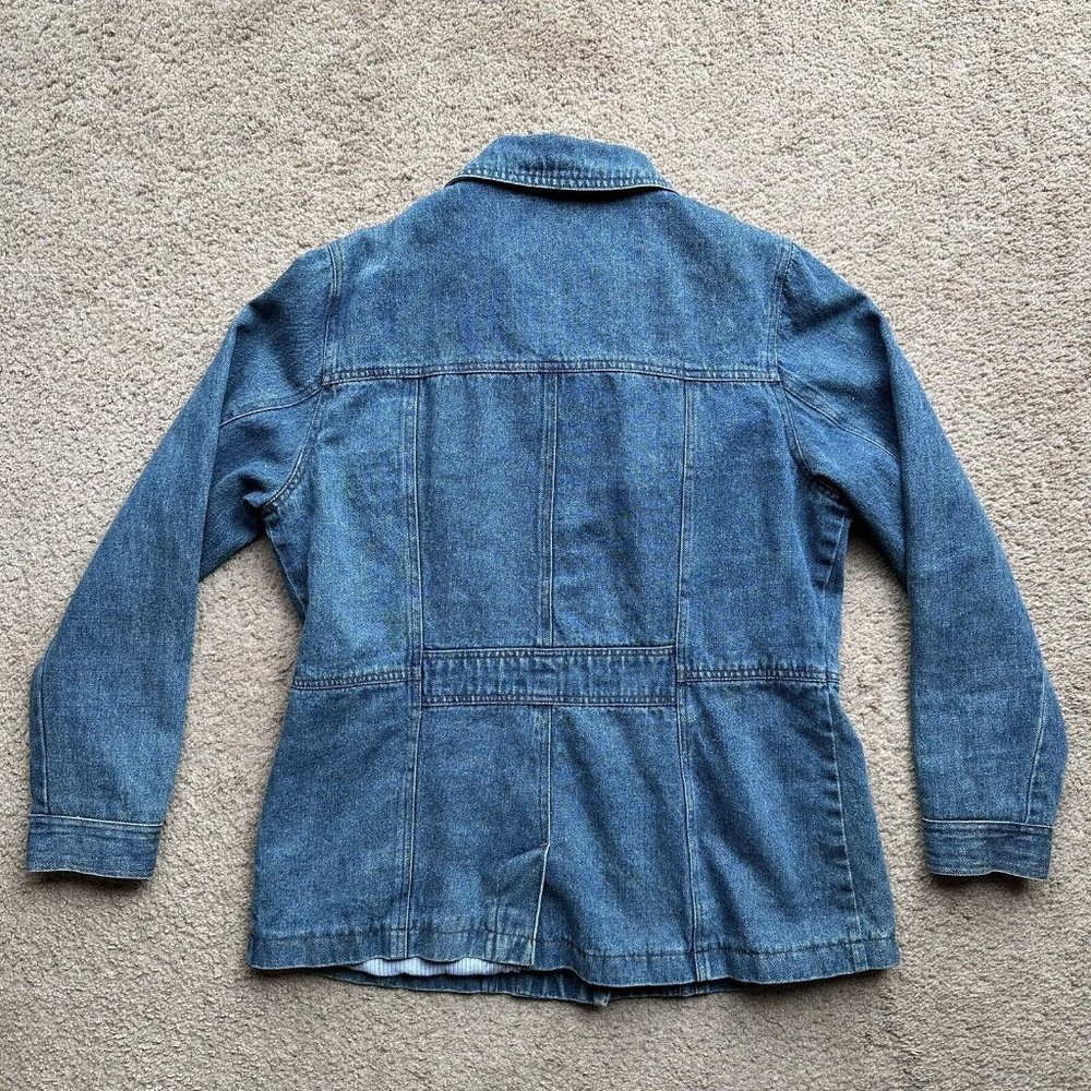 St Johns Bay lined Denim Jacket - Womens Large - Picture 2 of 13